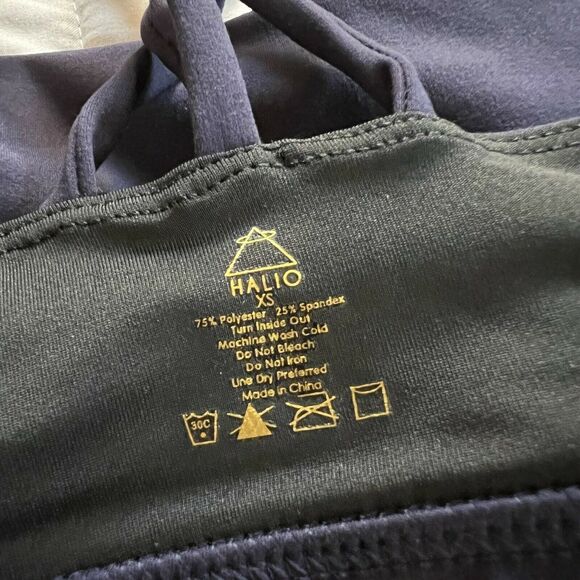 Halio | New Without Tags | Athletic Sports‎ Bra | Dark Blue  XS - Picture 6 of 7